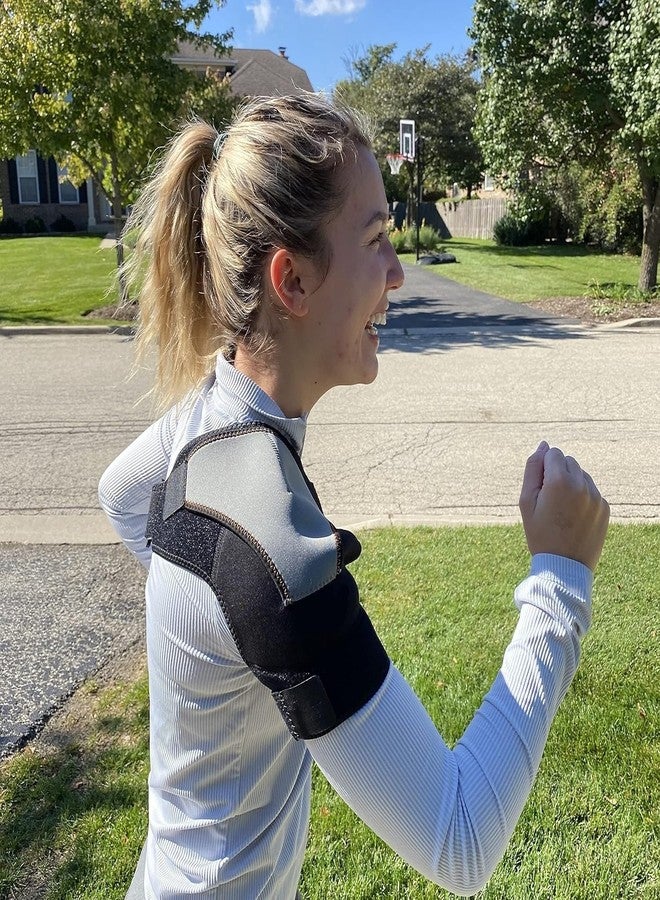 ZIPRON Shoulder Brace Gel Ice Pack Shoulder Pain Relief for Torn Rotator Cuff, Shoulder Sling Ice Bag for Injuries Reusable,Support and Compression Sleeve Wrap for Women&Men Shoulder Brace - Image 5