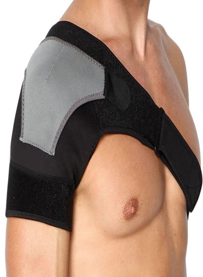 ZIPRON Shoulder Brace Gel Ice Pack Shoulder Pain Relief for Torn Rotator Cuff, Shoulder Sling Ice Bag for Injuries Reusable,Support and Compression Sleeve Wrap for Women&Men Shoulder Brace - Image 1