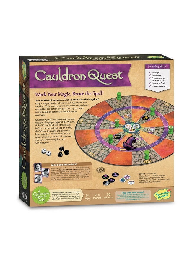 Peaceable Kingdom Cauldron Quest Cooperative Potions and Spells Game for Kids - Image 5