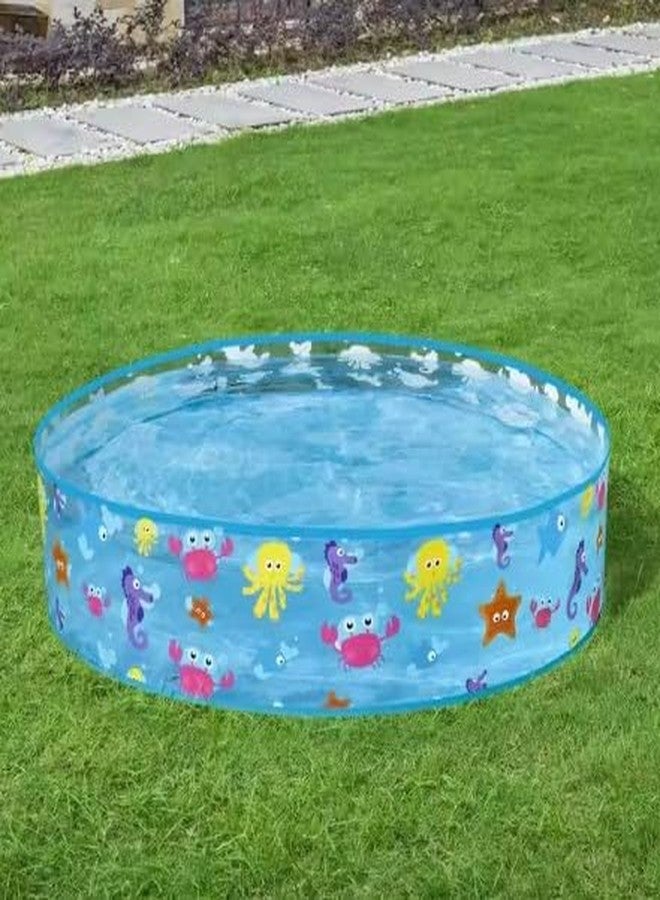 NHR Fill N Fun Sparking Sea Pool for Kids, Portable Home Pool Bathtub 219L Water Capacity, Quick Setup Baby Bath Tub, Mini Water Pool for Indoor Outdoor Garden Balcony (3+ Years) - Image 3