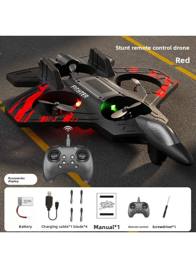 Cross-border New Remote Control Aircraft Set High Fall-resistant Foam Gravity Glider Special Effects Colorful Lighting Four-axis Drone 