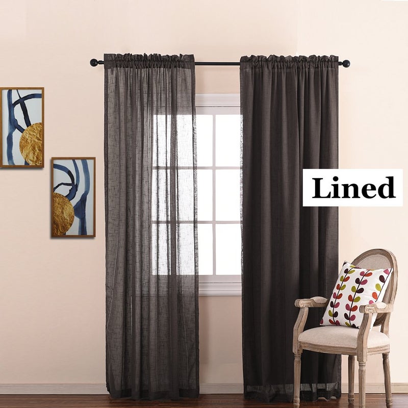 NICETOWN Door Curtains for Doorway, Bonus Curtain Hooks, Each is 27" x 80", Grey, Blackout Drapery Liners for 84 inch Curtains, Thermal Insulated Rod Pocket Light Blocking Window Drape Liners - Image 5