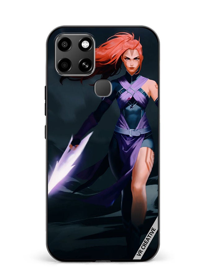 VR CREATIVE Protective Case Cover For Infinix Smart 6 Anti-Mage Lady Dota 2 Design Multicolour - Image 1