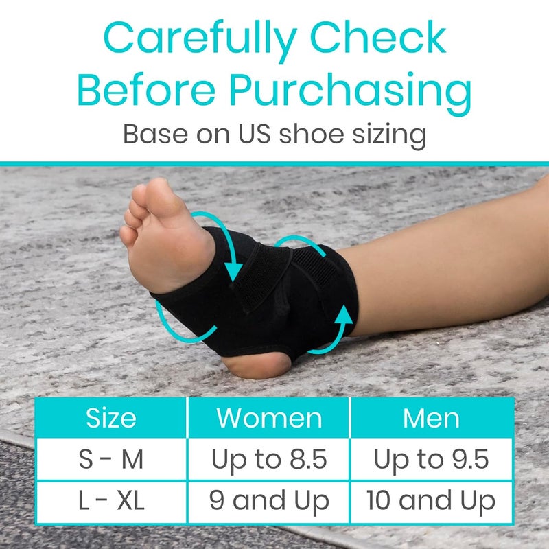 Vive Ankle Brace for Sprained Ankle  Adjustable Ankle Sleeve for Plantar Fasciitis Tendonitis Sprains Swollen Feet  Lace Up Support Wrap for Running Sports Injuries Recovery Fits Right  Left - Image 4