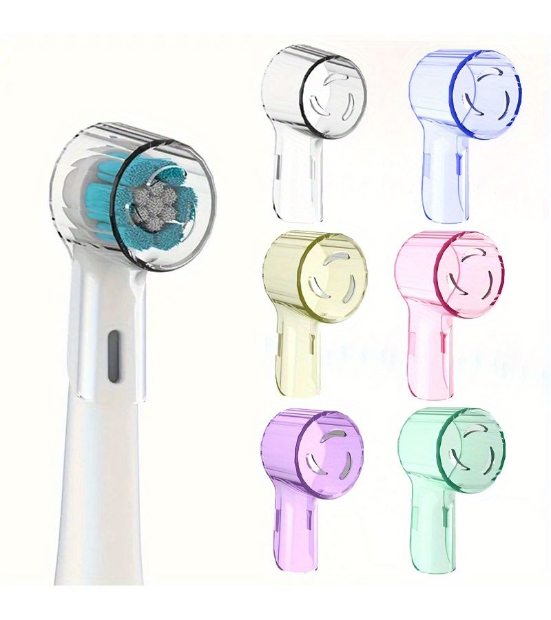 3PCS Dustproof Toothbrush Cover Caps for Oral B iO Electric Brush Heads Easy Clean