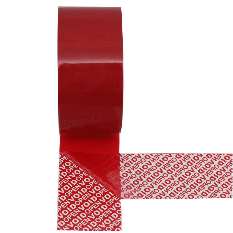 WELSTIK Tamper Tape Red Tamper Evident Security Seals Tape, Transfer Tamper Proof Security Void Tapes (Red, 1.88 inch x 55 Yards) - Image 1
