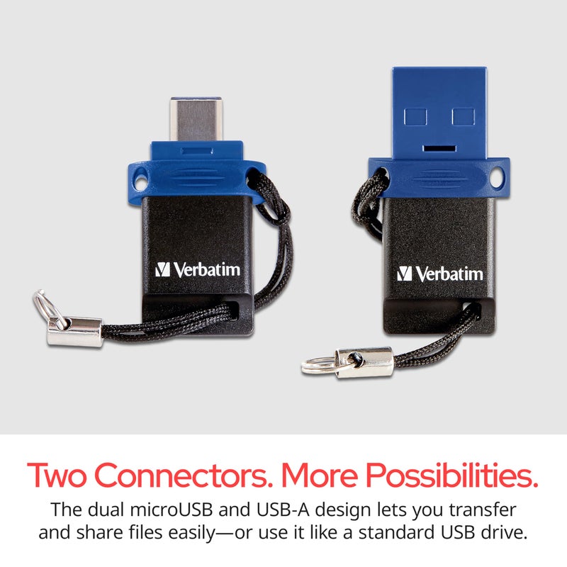 Verbatim 32GB Store â€˜nâ€™ Go Dual OTG USB 3.2 Gen 1 Flash Drive for USB-C Devices â€“ 2 in 1 Type C Thumb Drive - Image 4