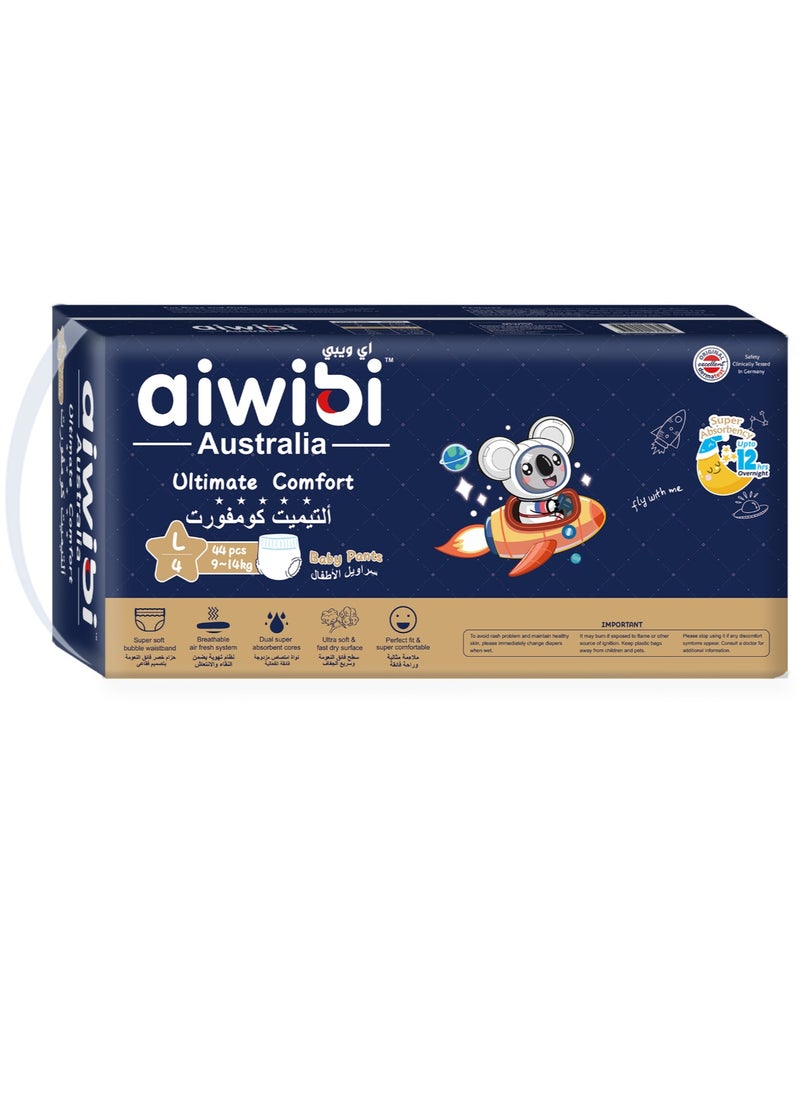 aiwibi - baby pants ultimate comfort size 4-44pcs (9-14kg) - Image 1