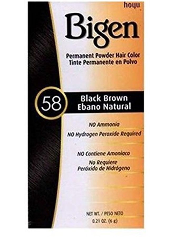 Bigen #57 Dark Brown Bigen Permanent Powder (12 Pack)