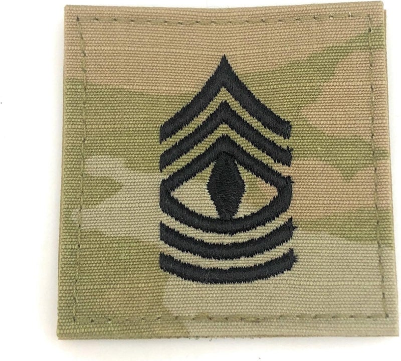 US Army OCP Rank with Hook Fastener