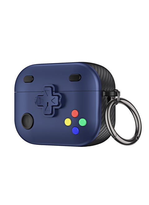 For AirPods Pro2 Bluetooth Headset Case Cartoon Game Airpods 3 Headset Case-Color:Dark Blue-Model:AirPods Pro