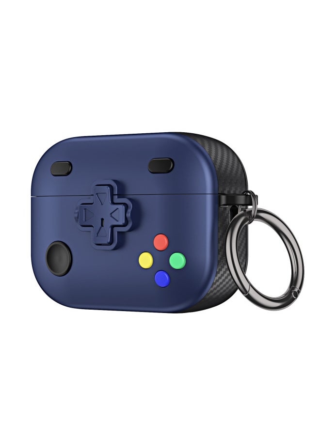 Generic - For AirPods Pro2 Bluetooth Headset Case Cartoon Game Airpods 3 Headset Case-Color:Dark Blue-Model:AirPods Pro - Image 1