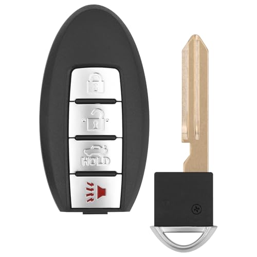 Vurkcy Key Fob Replacement for 2007-2012 Nissan Altima/ 09-14 Maxima & Murano/ 09-12 Infiniti FX35/ 08-13 G37/ 09-13 FX50/ 14-16 Q60 QX70/ 11-12 G25/ 07-08 G35, KR55WK48903 KR55WK49622,4 Buttons - Image 1
