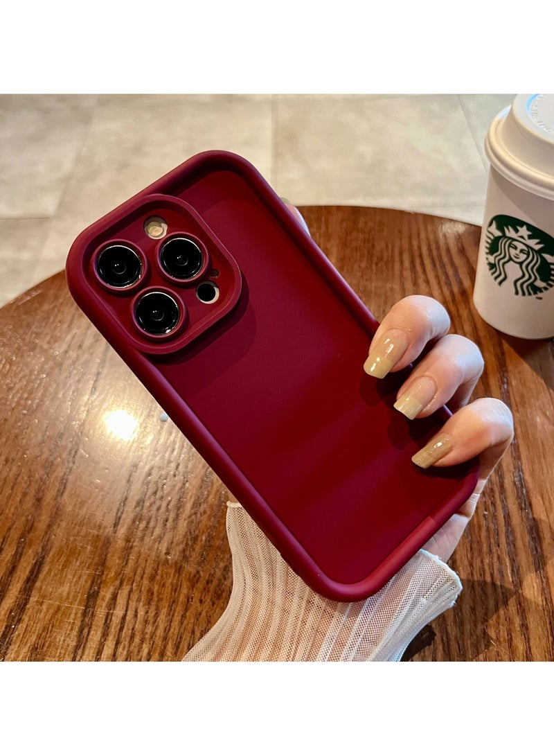 Compatible With Iphone 14 Pro Max Anti Drop Phone Case, The Soft Silicone Design Is Soft And Does Not Deform (Red)