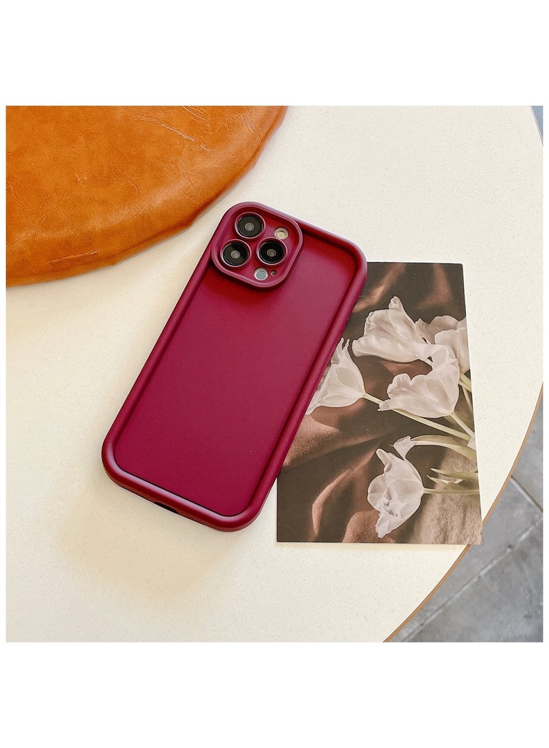 Compatible With Iphone 14 Pro Max Anti Drop Phone Case, The Soft Silicone Design Is Soft And Does Not Deform (Red)