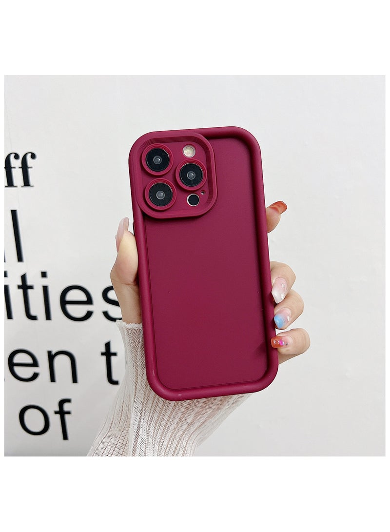 Compatible With Iphone 14 Pro Max Anti Drop Phone Case, The Soft Silicone Design Is Soft And Does Not Deform (Red)