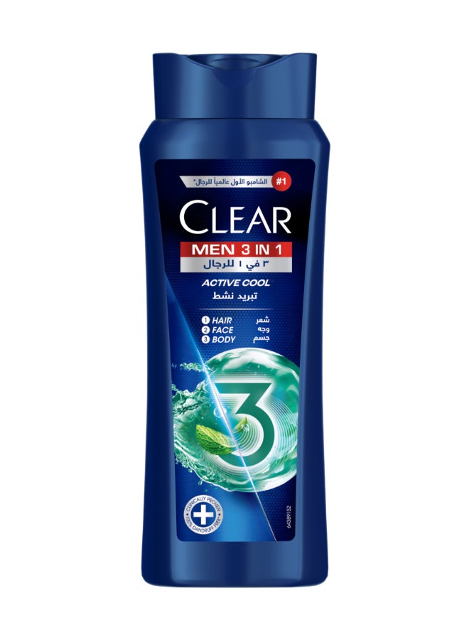 CLEAR شامبو كلير 3 في 1 للرجال، نشط بارد، 700 مل - Image 1