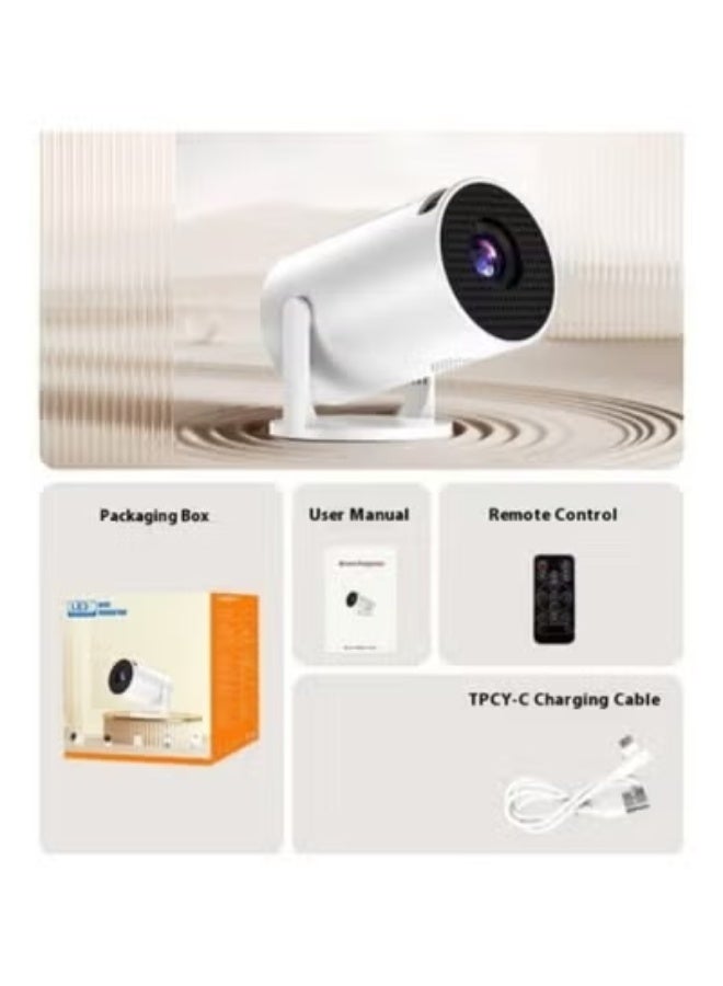 Mini Projectork,High-Quality Portable Projector,Smart Android Projector, Wireless Projector with Wifi Bluetooth, Built-in Stereo Projector with Speaker, Ultra-Clear Home Projector, Home Theater Room Projector. - Image 4