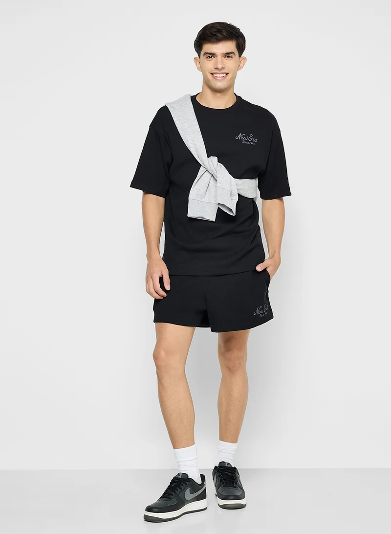 NEW ERA Waffle Oversized T-Shirt