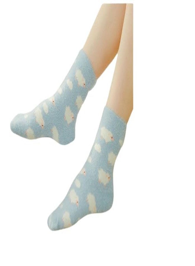 Diamond Craft Winter Warm Super soft Woolen snow Socks For Kids boys girls baby Toddlers Fuzzy Fur Velvet Socks Ankle Length -Strechable Free Size (IN, Age, 2 Years, 4 Years, 3, Multicolor) - Image 3