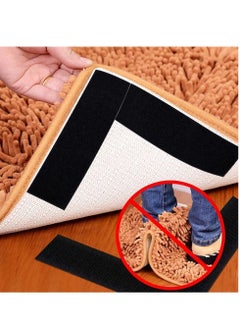 Y&D Self-Adhesive Hook and Loop Strips Tape Roll Black Heavy Double Sided Sticky Duty Industrial Strength Fastener Interlocking for Household Kitchen School Office Set of 2  - Image 4
