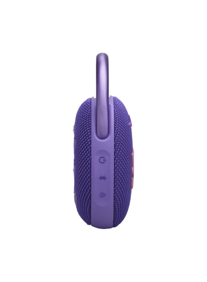 جي بي إل Clip 5 Portable Speaker with JBL Pro Sound, IP67 Waterproof & Dustproof, Bluetooth 5.3, Auracast™ Multi-Speaker Pairing, Up to 15 Hours Playtime,Purple JBLCLIP5PURAM purple - Image 3