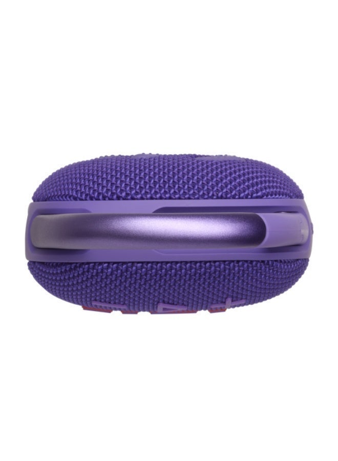 جي بي إل Clip 5 Portable Speaker with JBL Pro Sound, IP67 Waterproof & Dustproof, Bluetooth 5.3, Auracast™ Multi-Speaker Pairing, Up to 15 Hours Playtime,Purple JBLCLIP5PURAM purple - Image 5