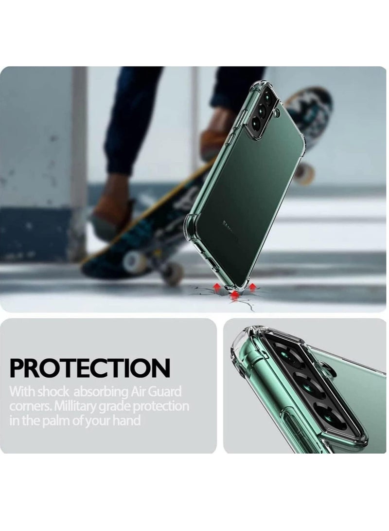 DUSALA [1+2Pcs] Compatible with Samsung Galaxy S23 Screen Protector Tempered Glass Protector Film Anti-Scratch Transparent Cover Soft Clear Case(2023) - Image 3