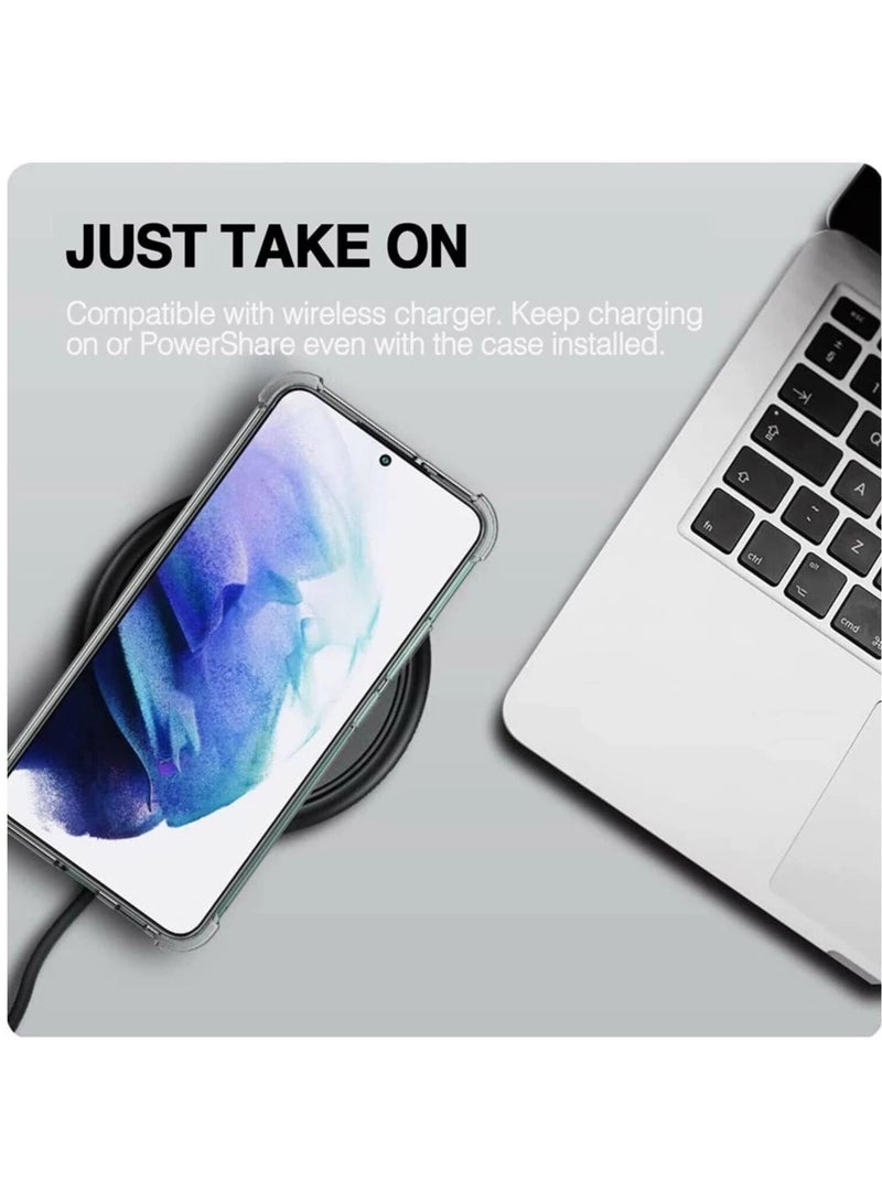 DUSALA [1+2Pcs] Compatible with Samsung Galaxy S23 Screen Protector Tempered Glass Protector Film Anti-Scratch Transparent Cover Soft Clear Case(2023) - Image 4