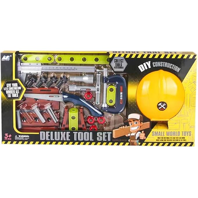 DIY CARPENTER CHILDREN TOOL TOYS TODDLER PRETEND PLAY TOYS TOOL SET REPAIR POWER TOOL TOYS - Image 1