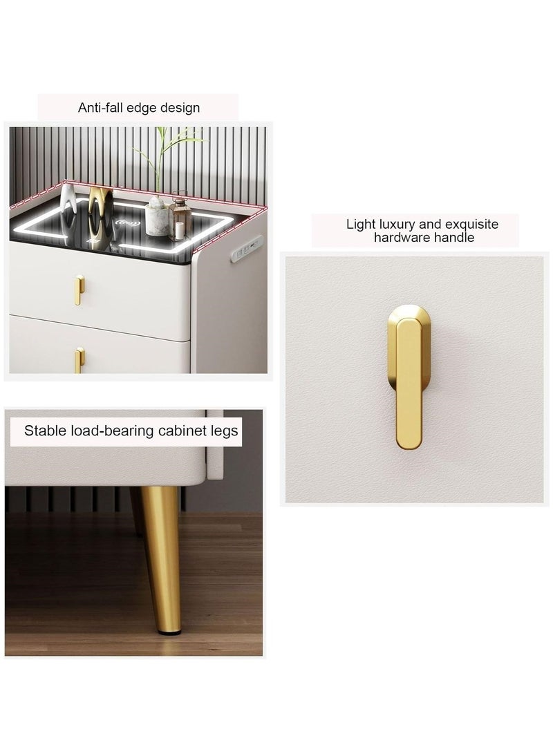 Organized Home Smart Bedside Table Multifunctional Wireless Charging USB Port and Bluetooth Speaker for Home Living Room Bedroom Hotel Office - Image 5