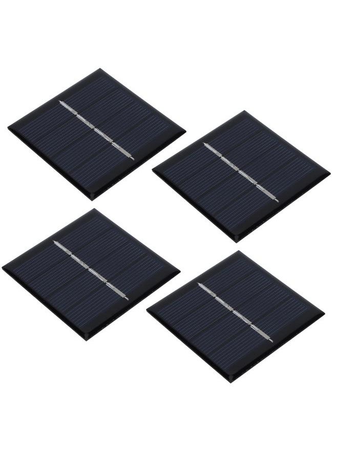 Thoraya 4Pcs 0.45W 2V 58x58mm Solar Panel PET Solar Charger Panel Charging Accessories Solar Power Supplies  - Image 1