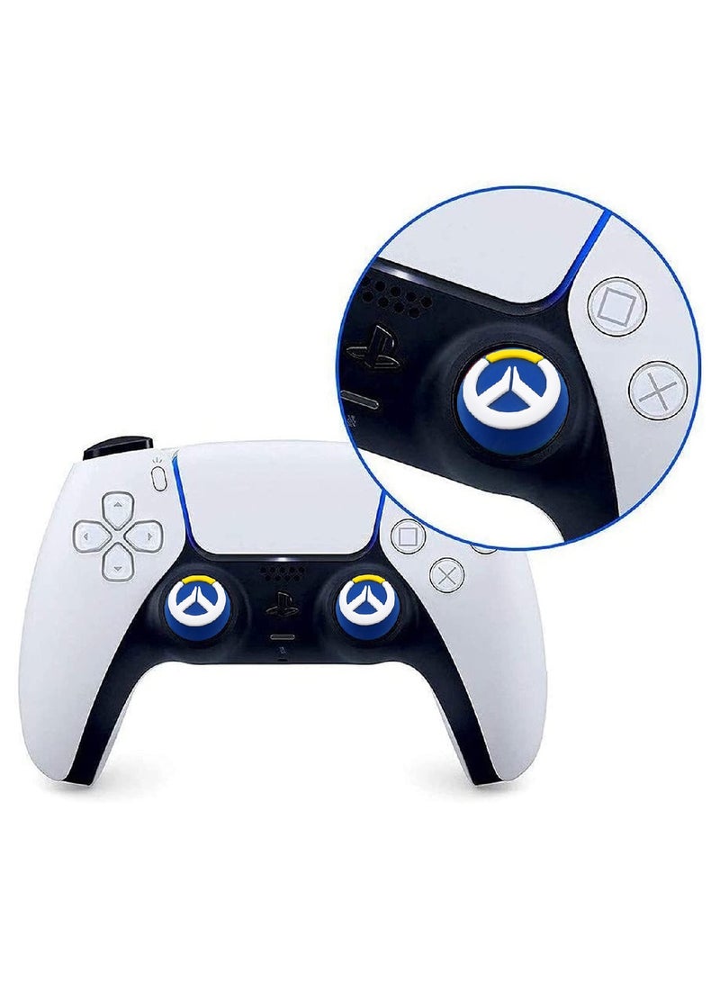 YONK 4 Pieces Controller Silicone Thumb Grip Cap joystick Thumbstick For Ps5 & Ps4 SY34  - Image 2