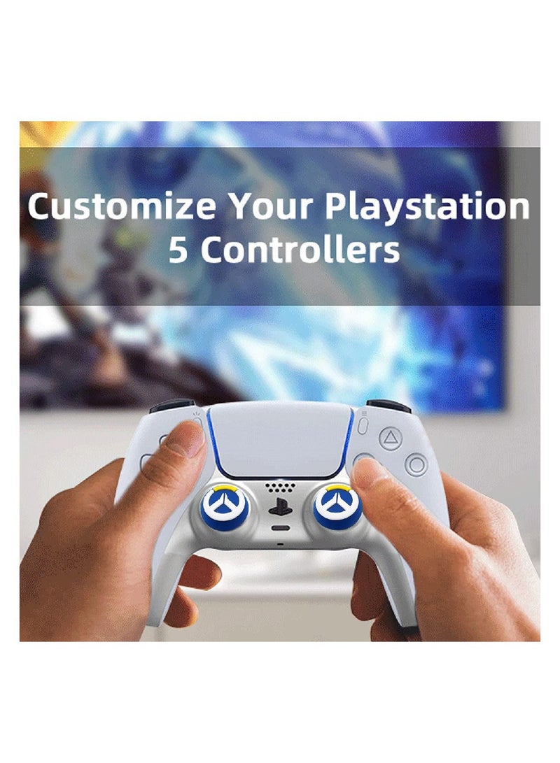 YONK 4 Pieces Controller Silicone Thumb Grip Cap joystick Thumbstick For Ps5 & Ps4 SY34  - Image 5