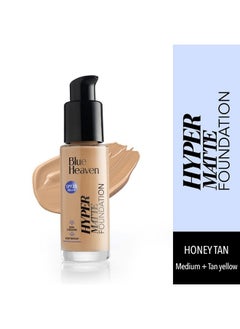 Blue Heaven Hyper Matte Foundation (302 Honey Tan Cream 30 Ml)  - Image 2