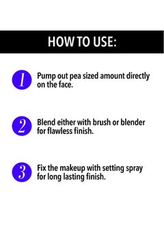 Blue Heaven Hyper Matte Foundation (302 Honey Tan Cream 30 Ml)  - Image 4