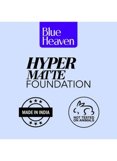 Blue Heaven Hyper Matte Foundation (302 Honey Tan Cream 30 Ml)  - Image 5