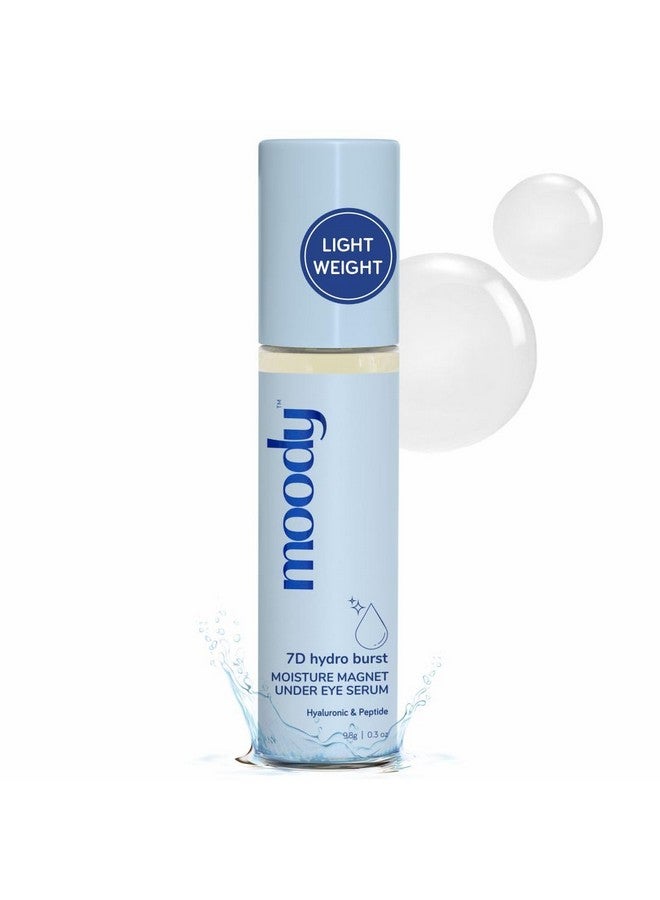  مودي سيروم 7D Hydro Burst تحت العين مع ببتيدات الهيالورونيك وفيتامين E للهالات السوداء والانتفاخات كريم العين للتجاعيد والخطوط الدقيقة خالي من الكبريتات ونباتي للرجال والنساء 9.8 جم - Image 1