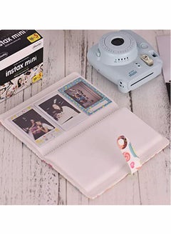 KASTWAVE 96 Pockets Mini Photo Album, Portable PU Leather Photo Picture Photo Book, for Fujifilm Instax Mini 9 8 7s 70 25 50s, 90 Color Films Photo Camera Paper for Name Card Credit Card  - Image 2