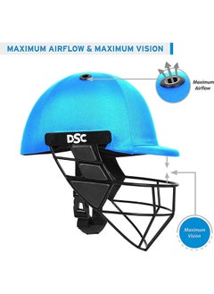 DSC Avenger PRO Premium Cricket Helmet | For Men & Boys | Fixed Spring Steel Grill | Back Support Strap | Neck Guard | Lightweight  - Image 2