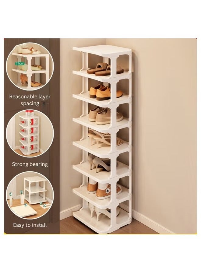 Generic 9-Layer Stackable Shoe Rack|Independent Shoe Cabinet, Compact Space|Stable Design/Easy to Clean, Multifunctional Shoe Tower  - Image 2