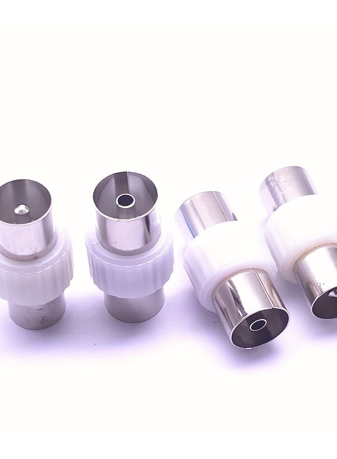 TV Male To Male And Female To Female Adapter Set Cable TV Direct Converter RF Dual Connector - Image 2