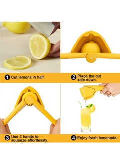 RATSAW Lemon Fluicer Easy Squeeze Manual Lemon Juicer Citrus Juicer That Folds Flat For Space Saving Storage  - Image 3