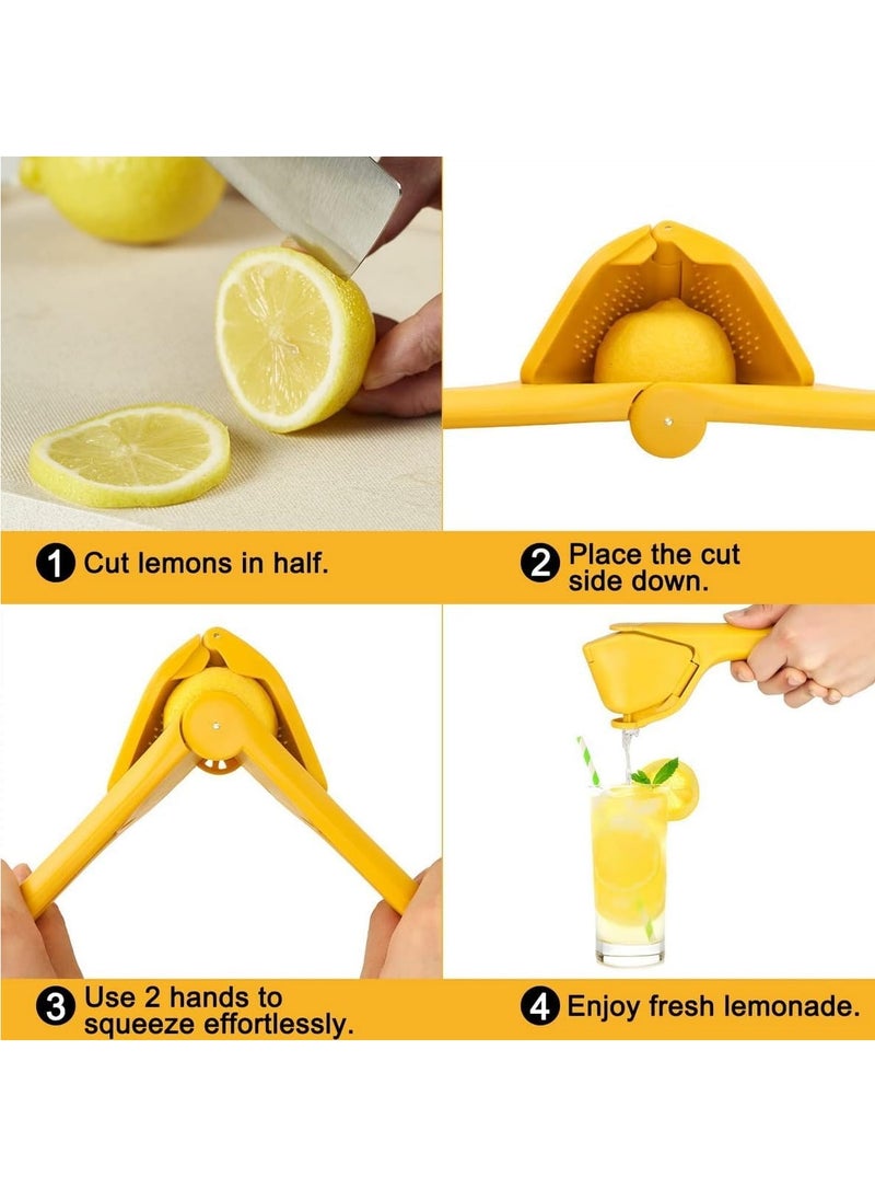 RATSAW - Lemon Fluicer Easy Squeeze Manual Lemon Juicer Citrus Juicer That Folds Flat For Space Saving Storage - Image 1