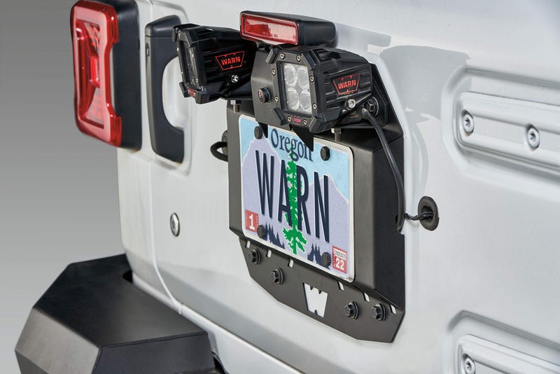 WARN 104070 Spare Rear Tire Delete Plate, Fits: Jeep Wrangler JL (2018+) - Image 2