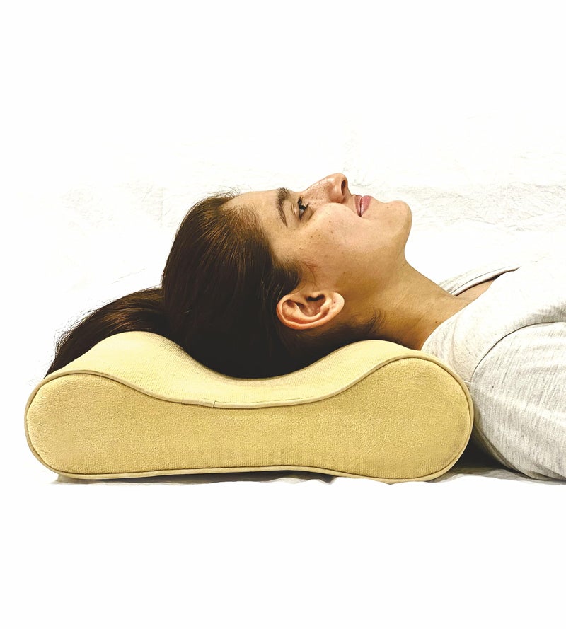 IGR وسادة عنق IGR بتصميم مزدوج مائل | وسادة فوم، وسائد فوم طبية لدعم آلام الرقبة وآلام الكتف أثناء النوم مع غطاء قابل للغسل - 1 قطعة - Image 1