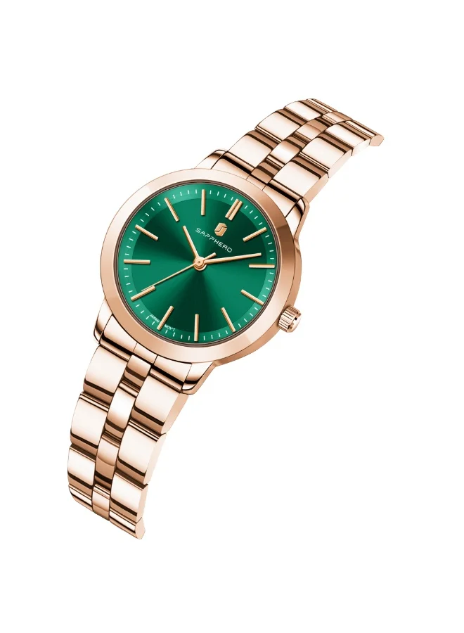 Sapphero  SAPPHERO Wrist Watch for Women Luxury Ladies Watches Women's Bracelet Watch Small Stainless Steel Analog 5ATM Waterproof Watches for for Women | Best Price UAE