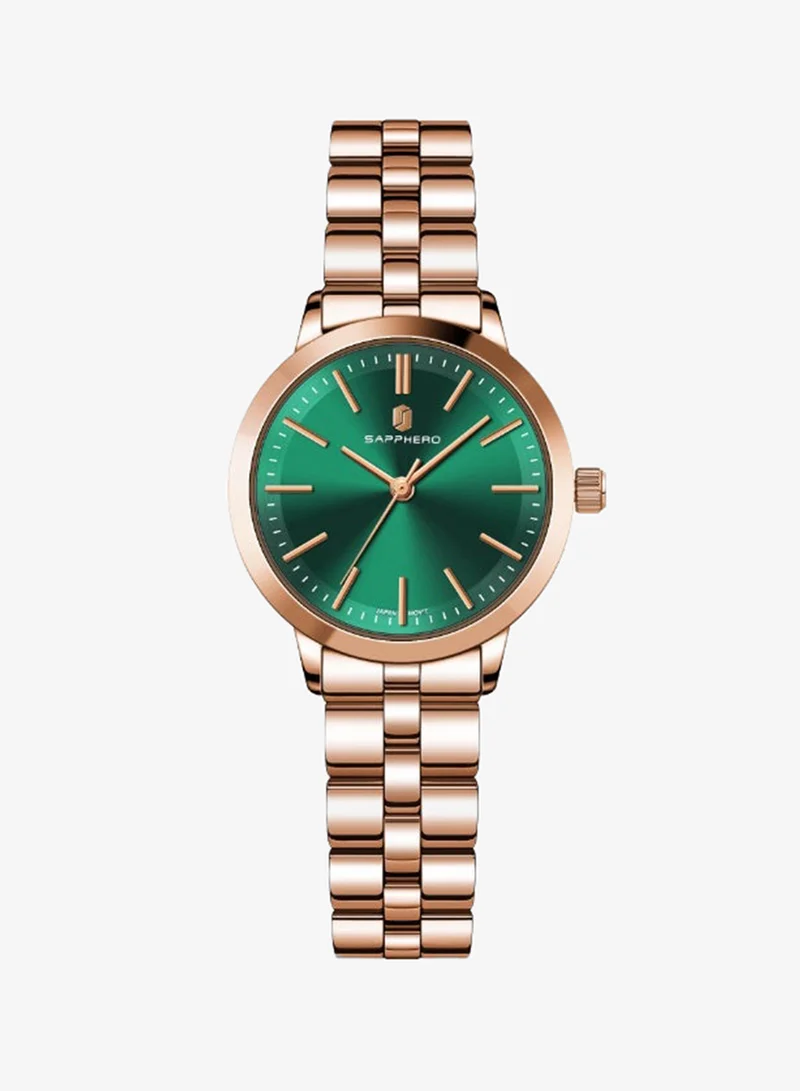 Sapphero  SAPPHERO Wrist Watch for Women Luxury Ladies Watches Women's Bracelet Watch Small Stainless Steel Analog 5ATM Waterproof Watches for for Women | Best Price UAE