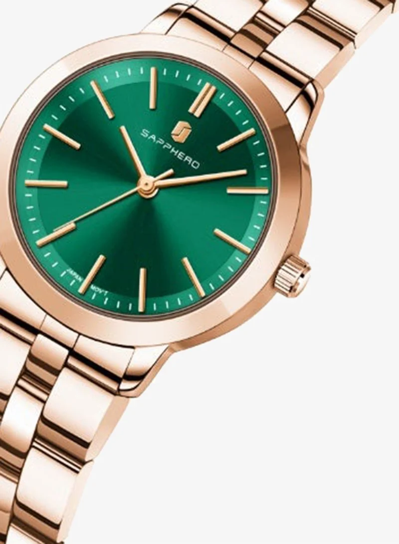 Sapphero  SAPPHERO Wrist Watch for Women Luxury Ladies Watches Women's Bracelet Watch Small Stainless Steel Analog 5ATM Waterproof Watches for for Women | Best Price UAE