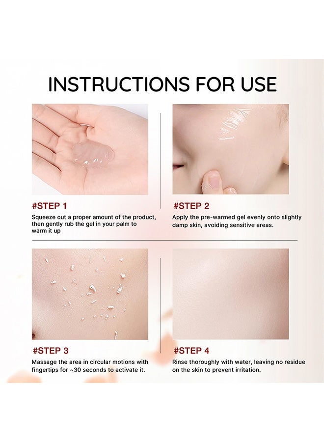 MAYCHEER Purifying Exfoliating Gel, Face Facial Exfoliator Cleanser - Exfoliating Gel Wash Face, Gentle Exfoliat-ing Scrub For Face, Facial Purify-ing Exfoliator Cleanser - Image 4